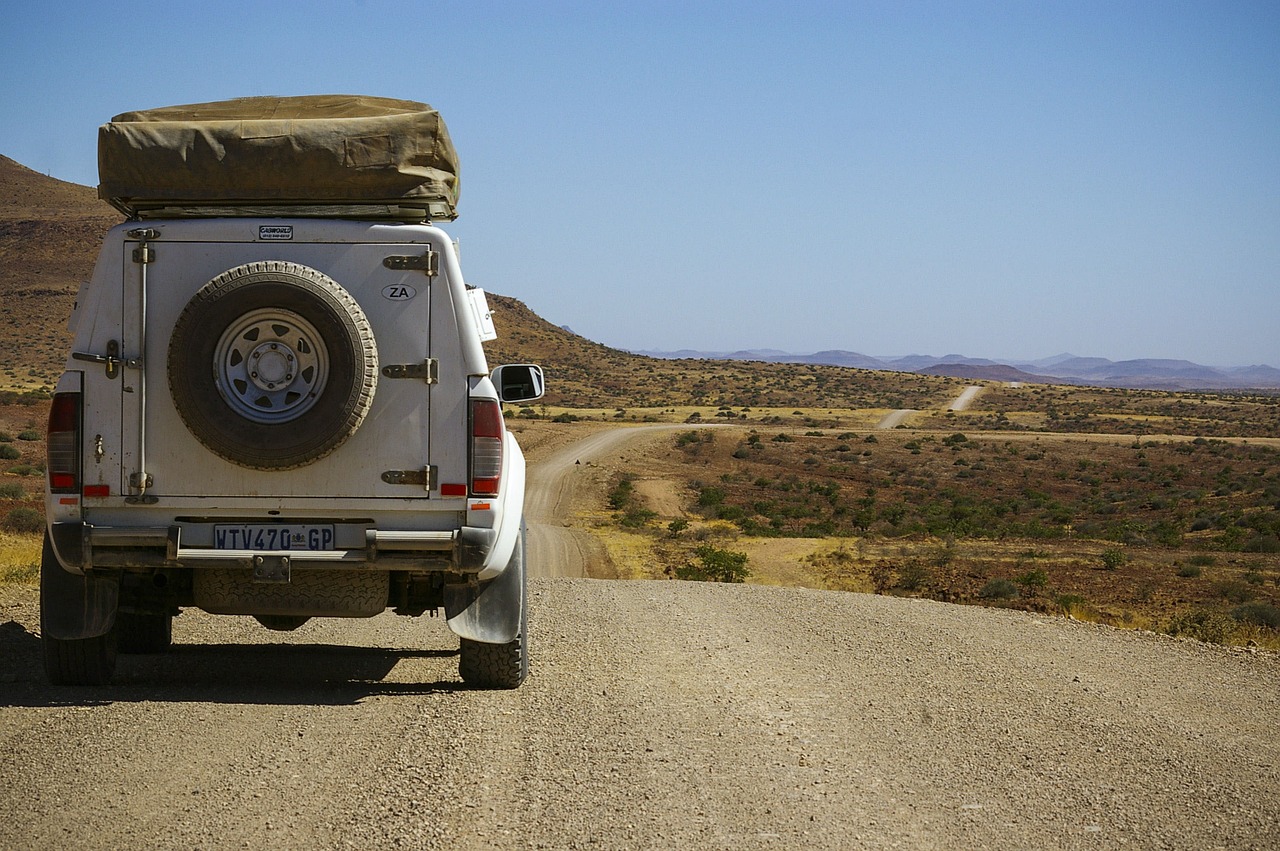 In safari in Namibia